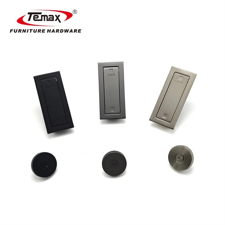 TEMAX Zinc Alloy Embedded Ghost Door Lock X002 factory